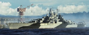 TRUMPETER 1/700 美國 戰艦 BB-43 